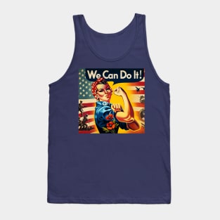 Valor & Victory: National Vietnam War Veterans Day 'We Can Do It' Tank Top